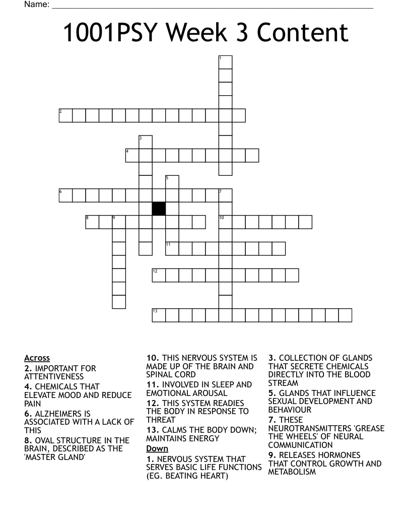 Crossword Master Puzzle 3