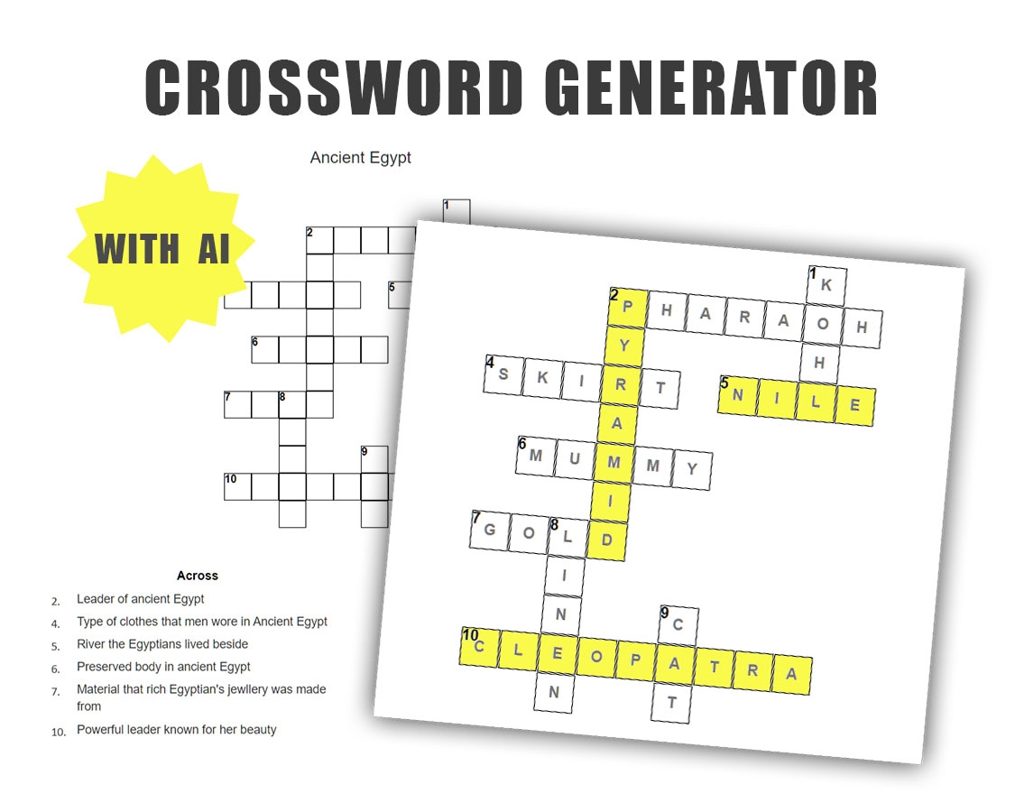 Crossword Generator AI powered