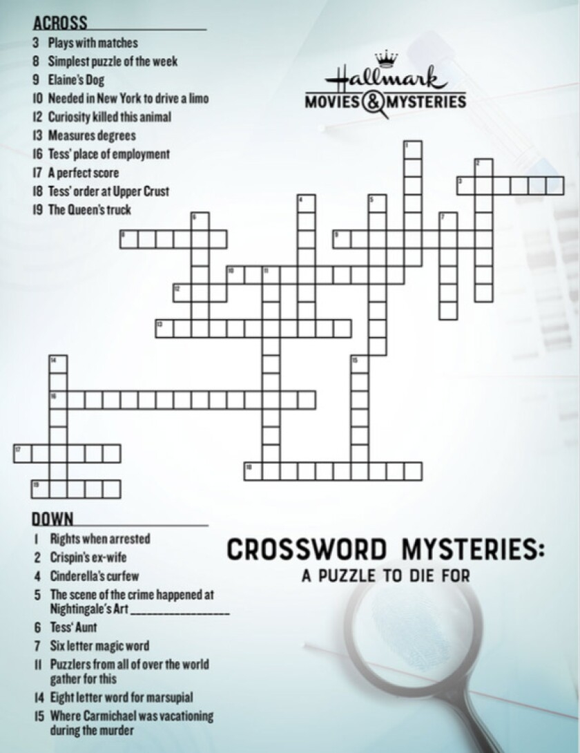 Crossword Puzzle Movies