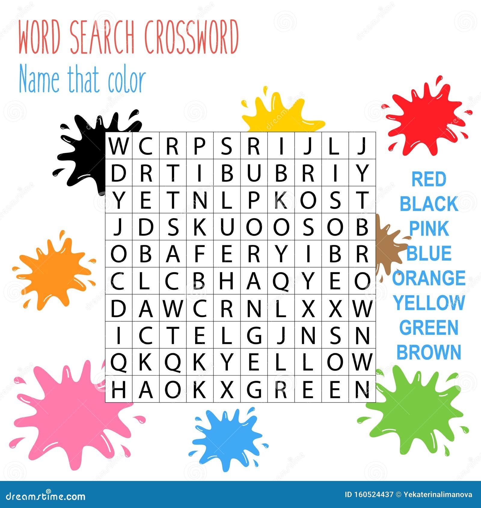 Word Crossword Puzzle