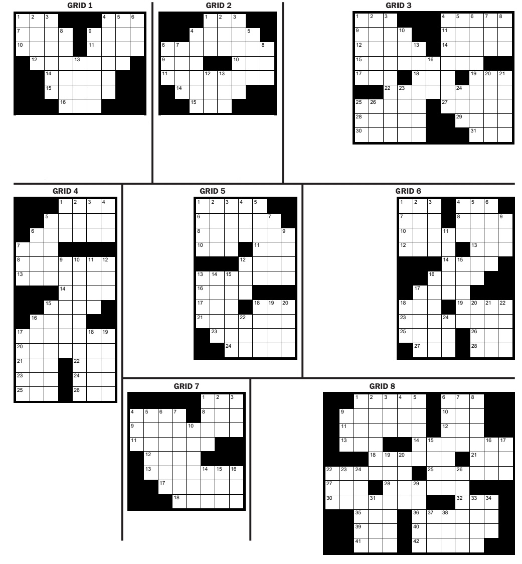 Evan Birnholz Sunday Crossword Puzzle Answers