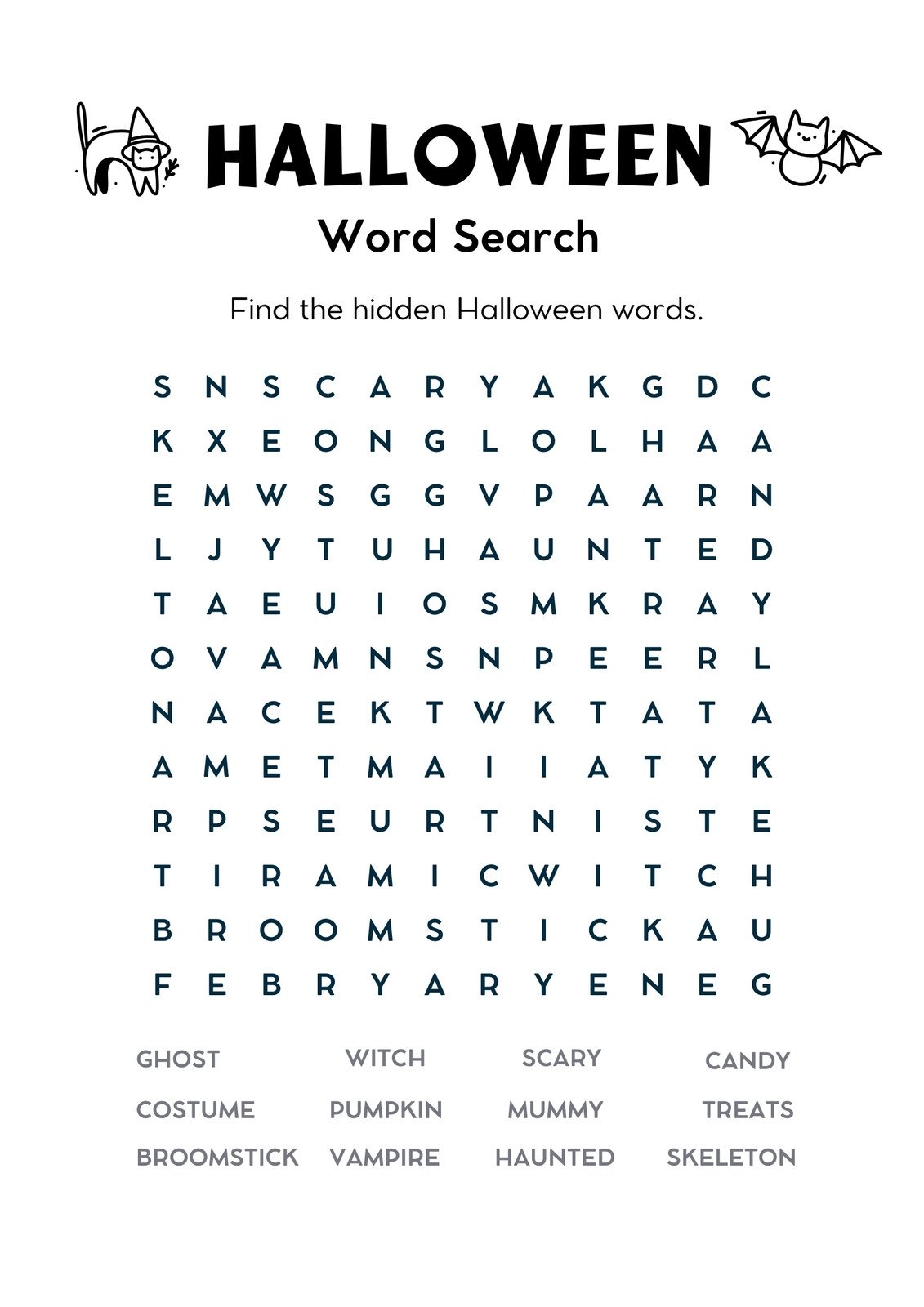 Template For Crossword Puzzle Blank