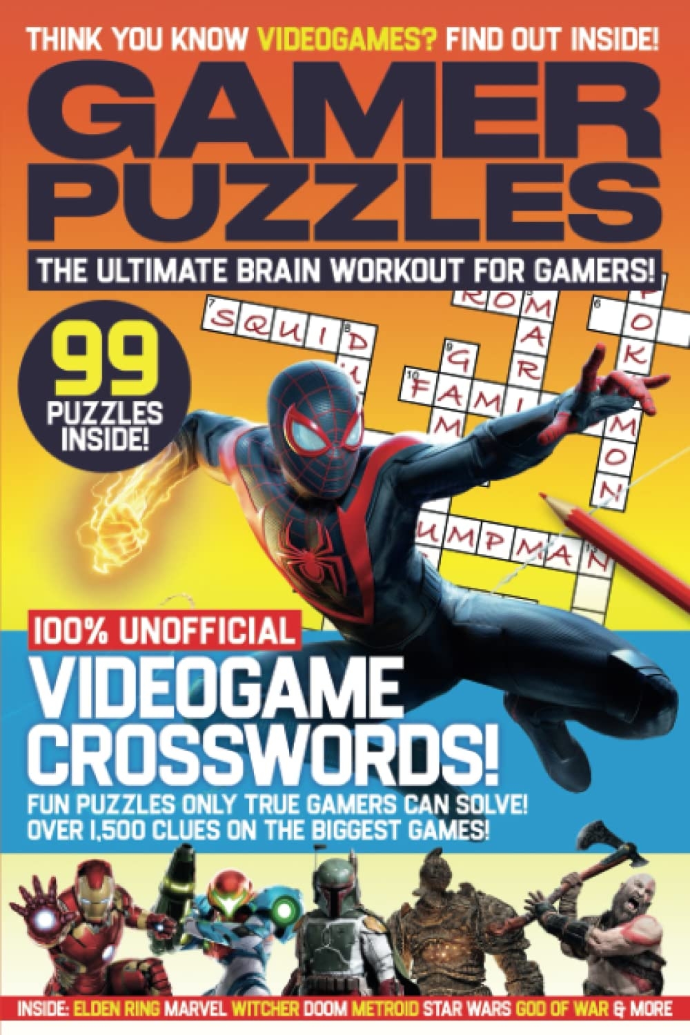 Gamer Puzzles Video Game Crossword Puzzle Book For Adults 99 Puzzles Publishing Creative Kids Club 9798374804652 Amazon Books