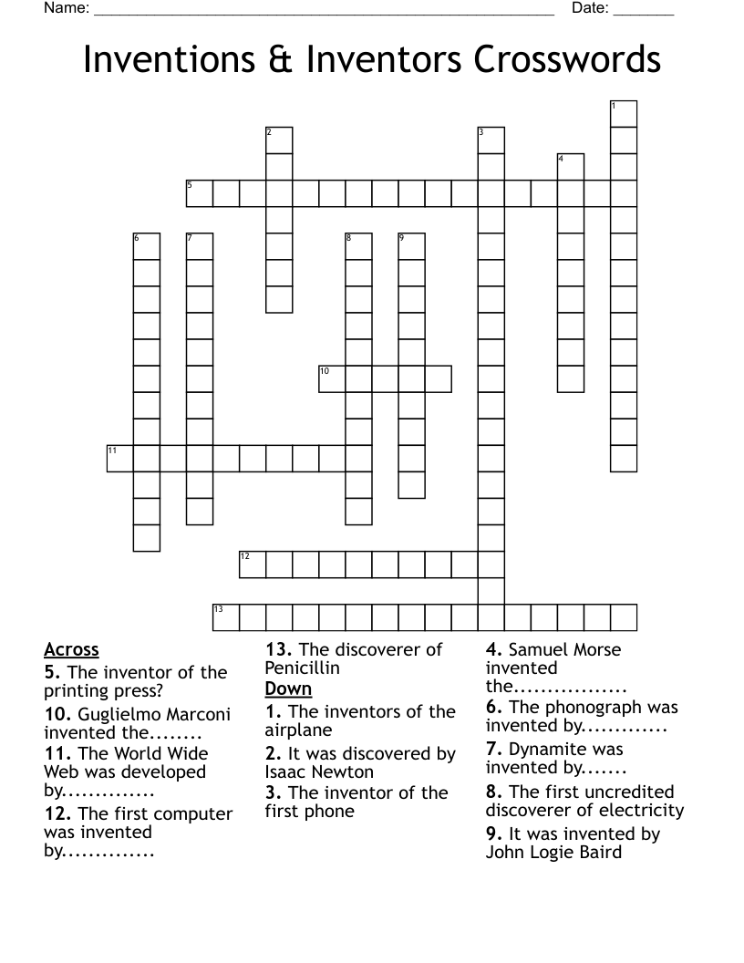 Who Invented The Crossword Puzzle