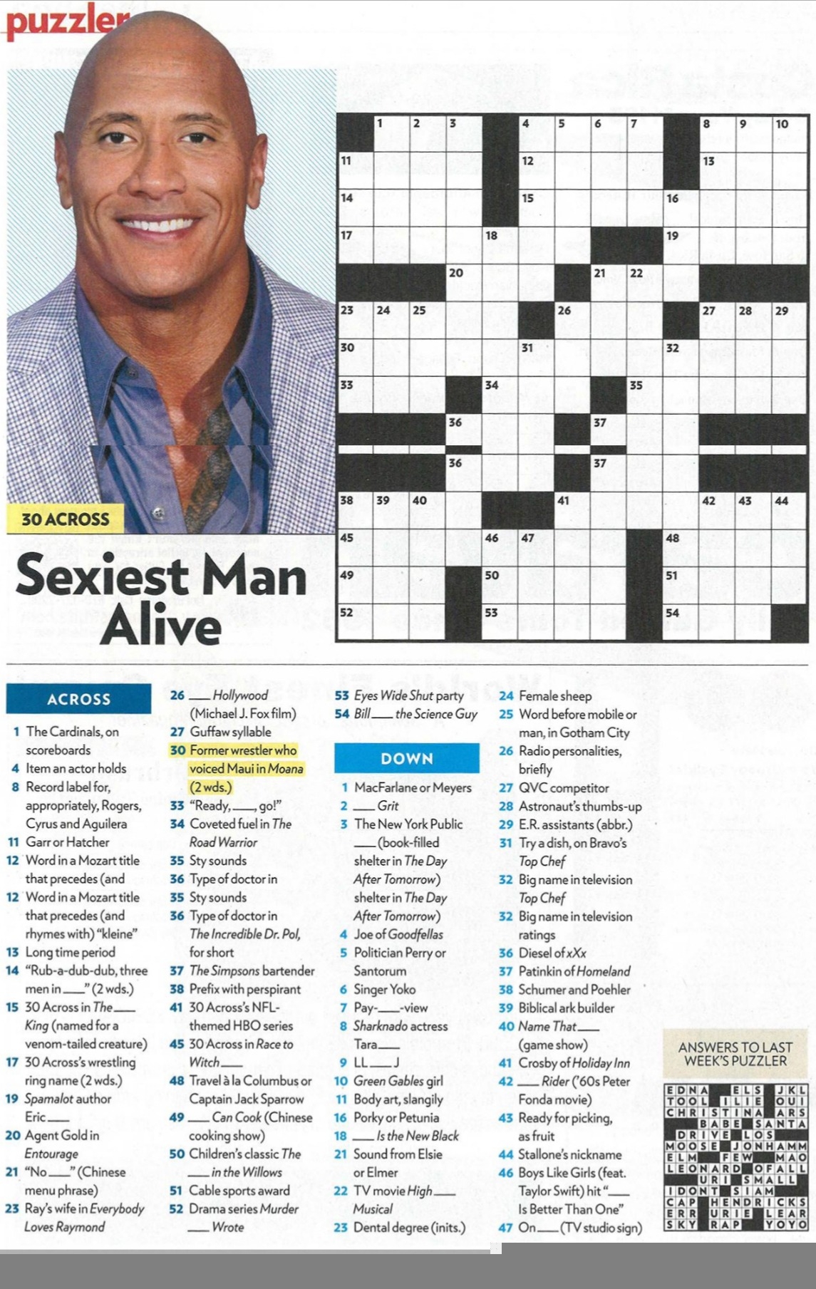 People Magazine Crossword Puzzles Printable Printable Design Resources
