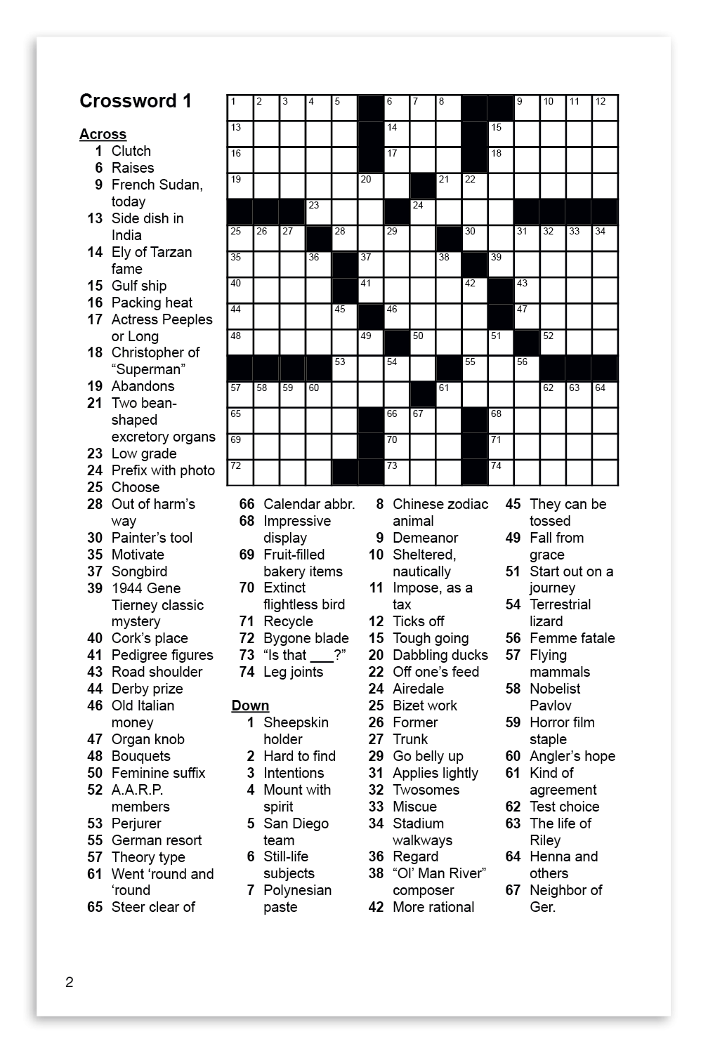 Crossword Puzzling