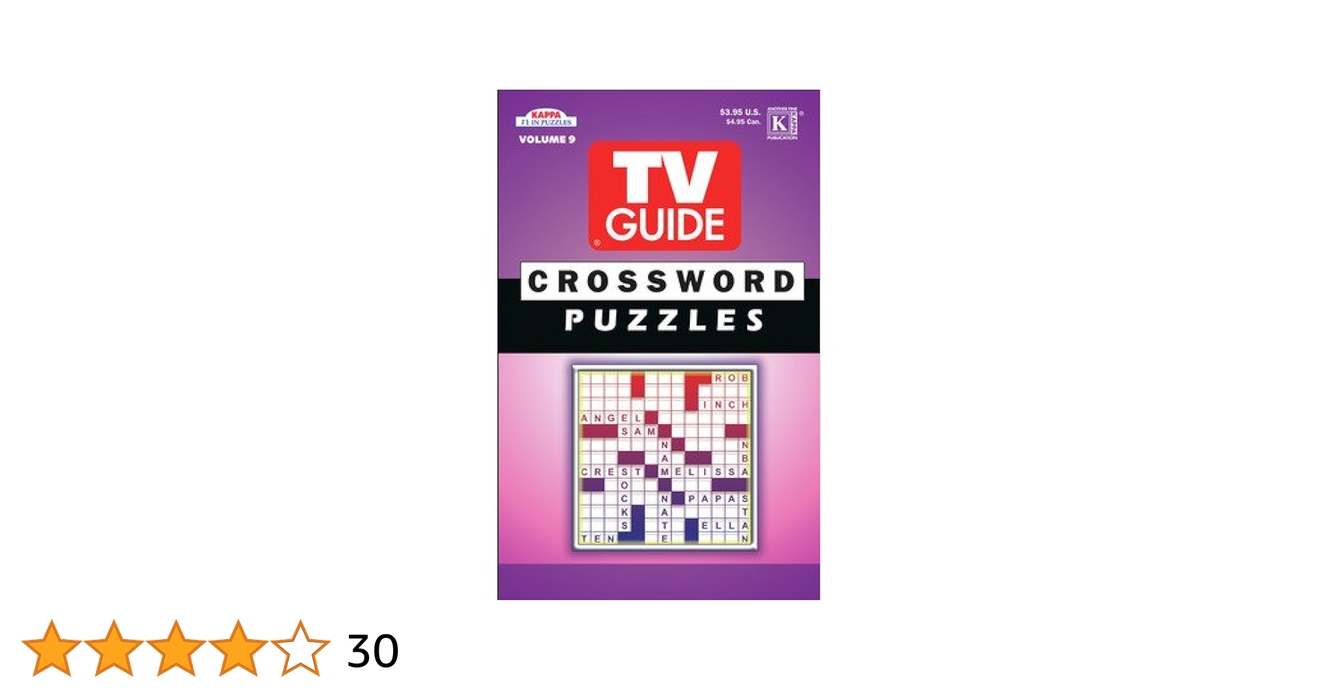 TV Guide Crossword Puzzle Book Unknown Author 0088908351004 Amazon Books