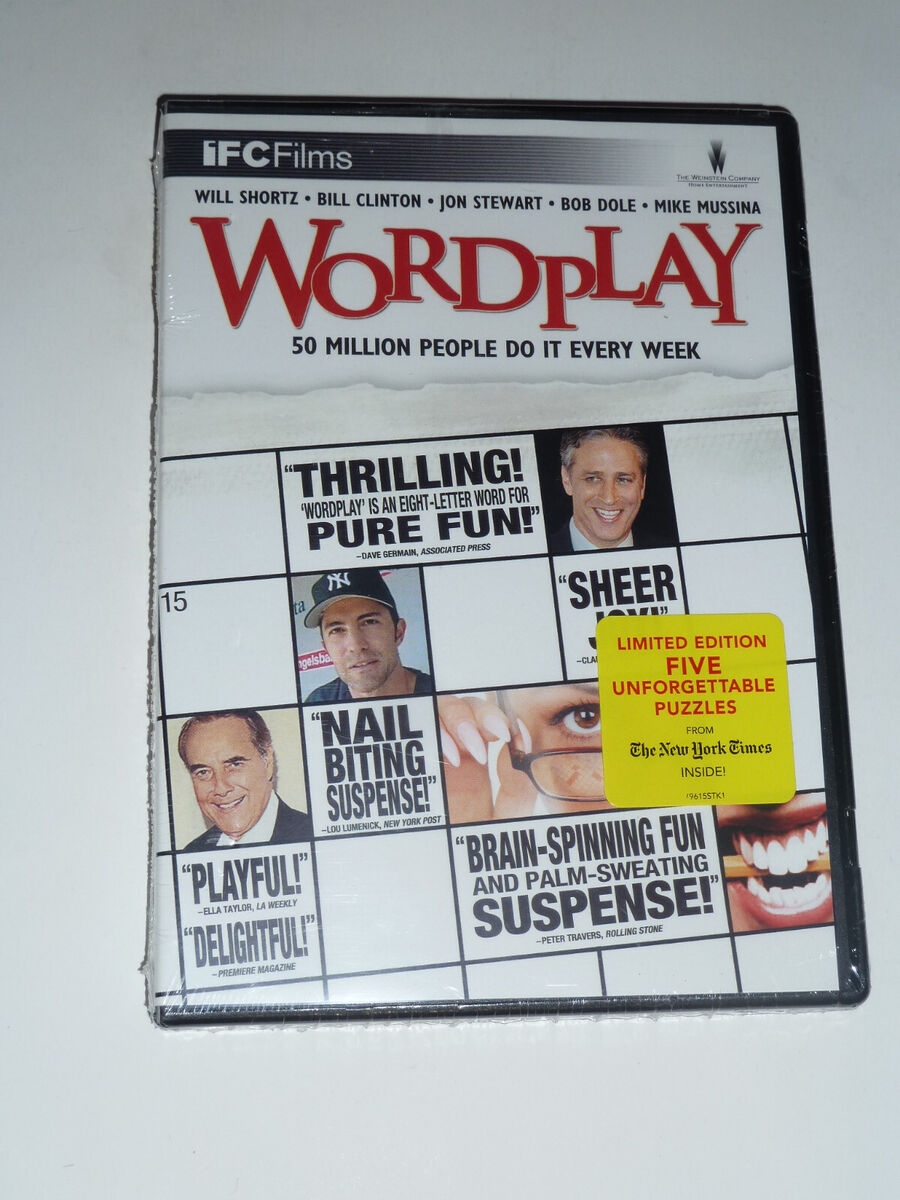 Wordplay DVD Documentary Movie New York Times Crossword Puzzle Will Shortz NEW EBay