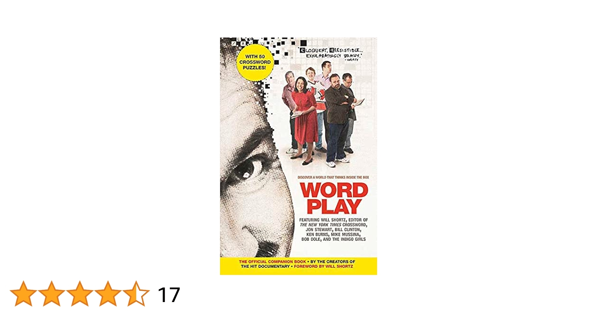 Wordplay The Official Companion Book Shortz Will 9780312364038 Amazon Books