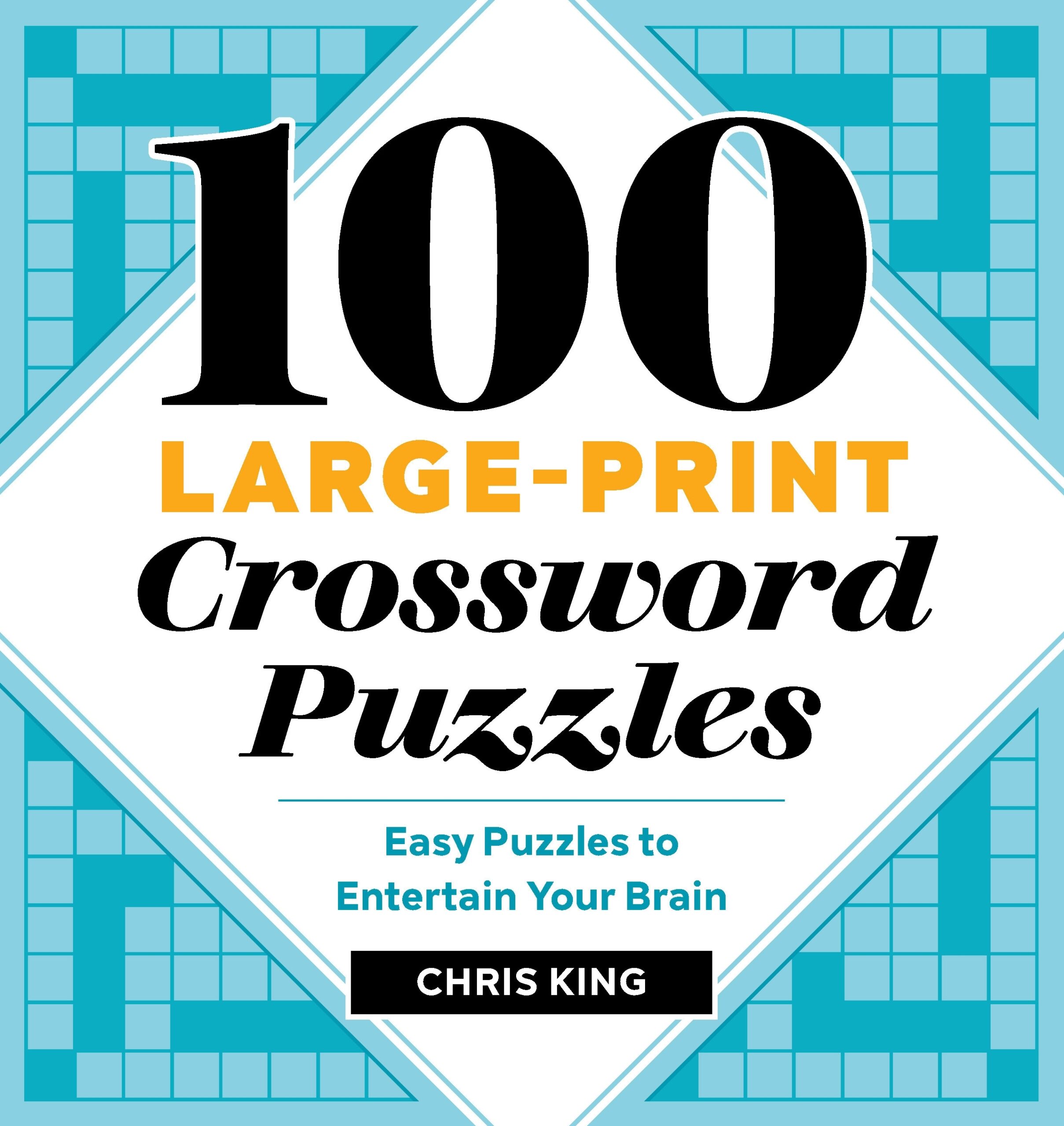 100 Large Print Crossword Puzzles By Chris King Penguin Books Australia