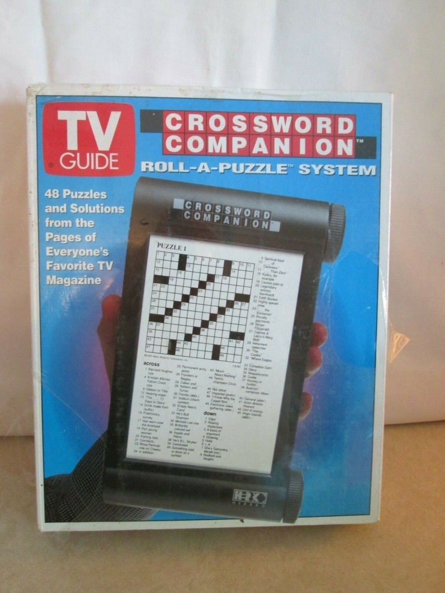 1995 TV Guide Crossword Puzzle Companion Roll A Puzzle New Damaged Box EBay
