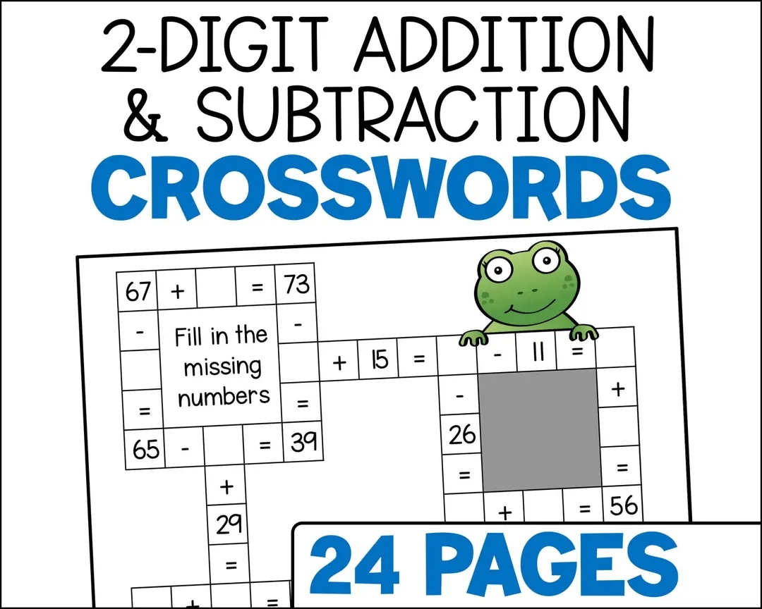 Math Crossword Puzzles For Adults