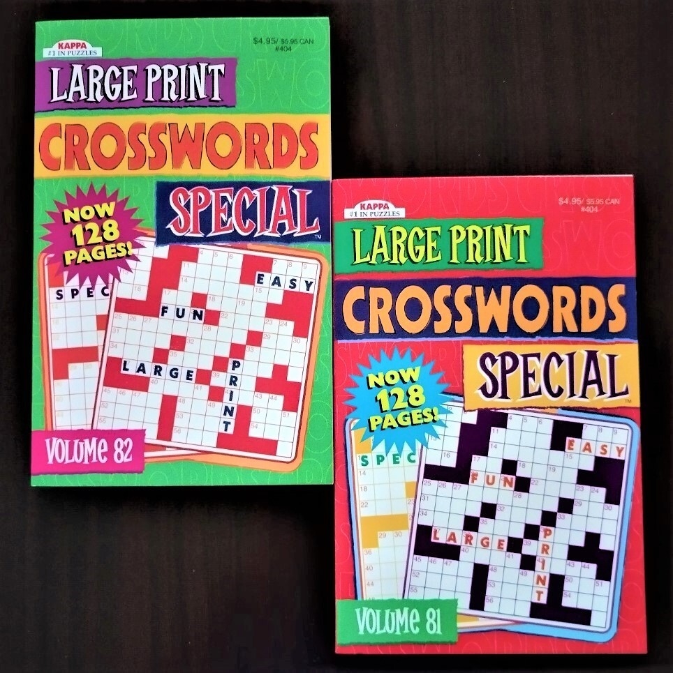  2 KAPPA Crosswords Companion Volume 251 U0026 252 58 Crosswords Each