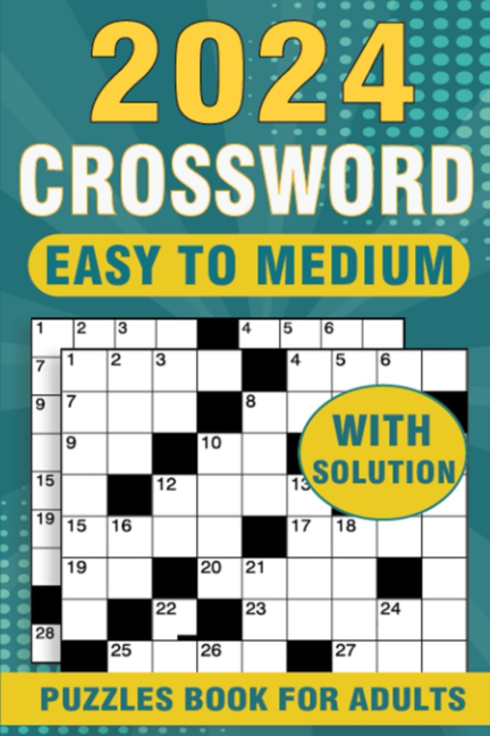 2024 Crossword Puzzles Book For Adults With Lebanon Ubuy