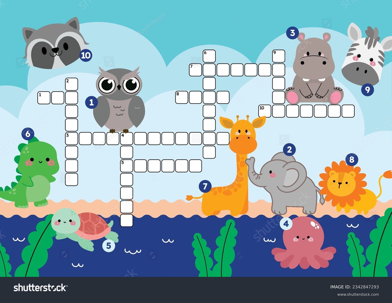 Free Animal Crossword Puzzles