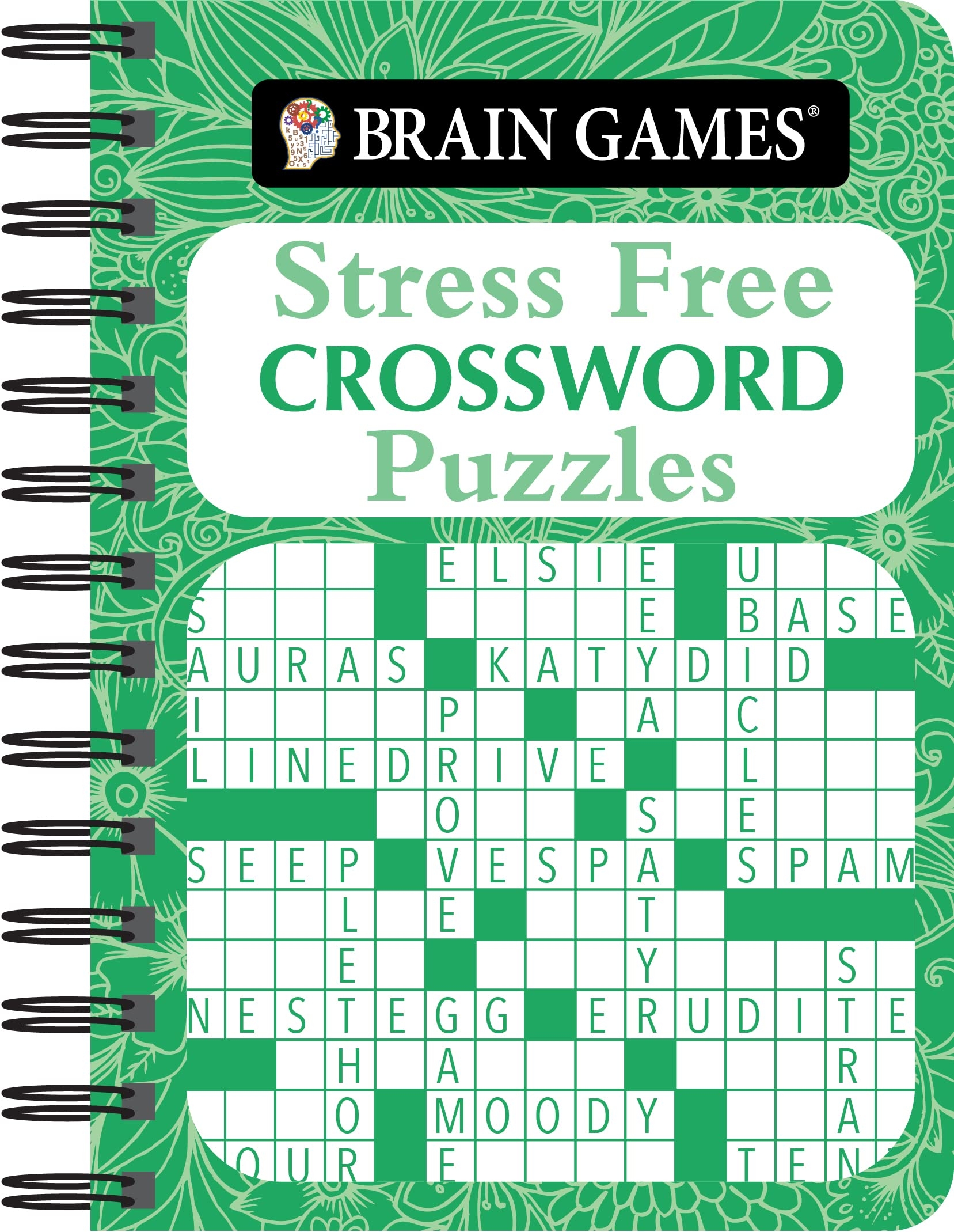 Amazon Brain Games To Go Stress Free Crossword Puzzles 9781639383429 Publications International Ltd Brain Games Books