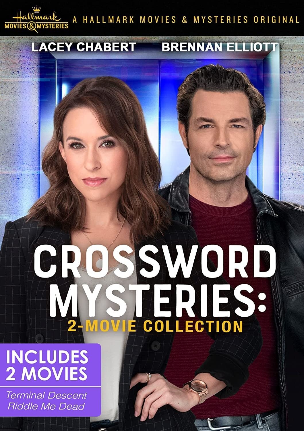 Amazon Crossword Mysteries 2 Movie Collection Terminal Descent U0026 Riddle Me Dead David Winning Peter Benson Lacey Chabert Brennan Elliott 