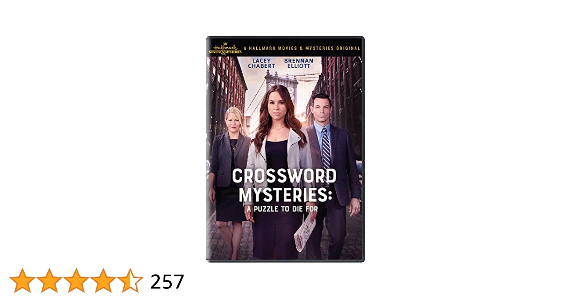 Amazon CROSSWORD MYSTERIES THE A PUZZLE TO DIE DVD DVD Lacey Chabert Brennan Elliott Barbara Niven Don McCutcheon Movies TV