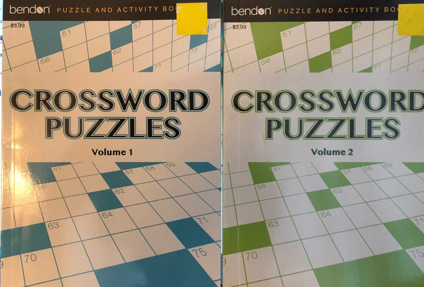 Amazon Crossword Puzzles VOLUMES Vary By BENDON Digest Size Toys Games