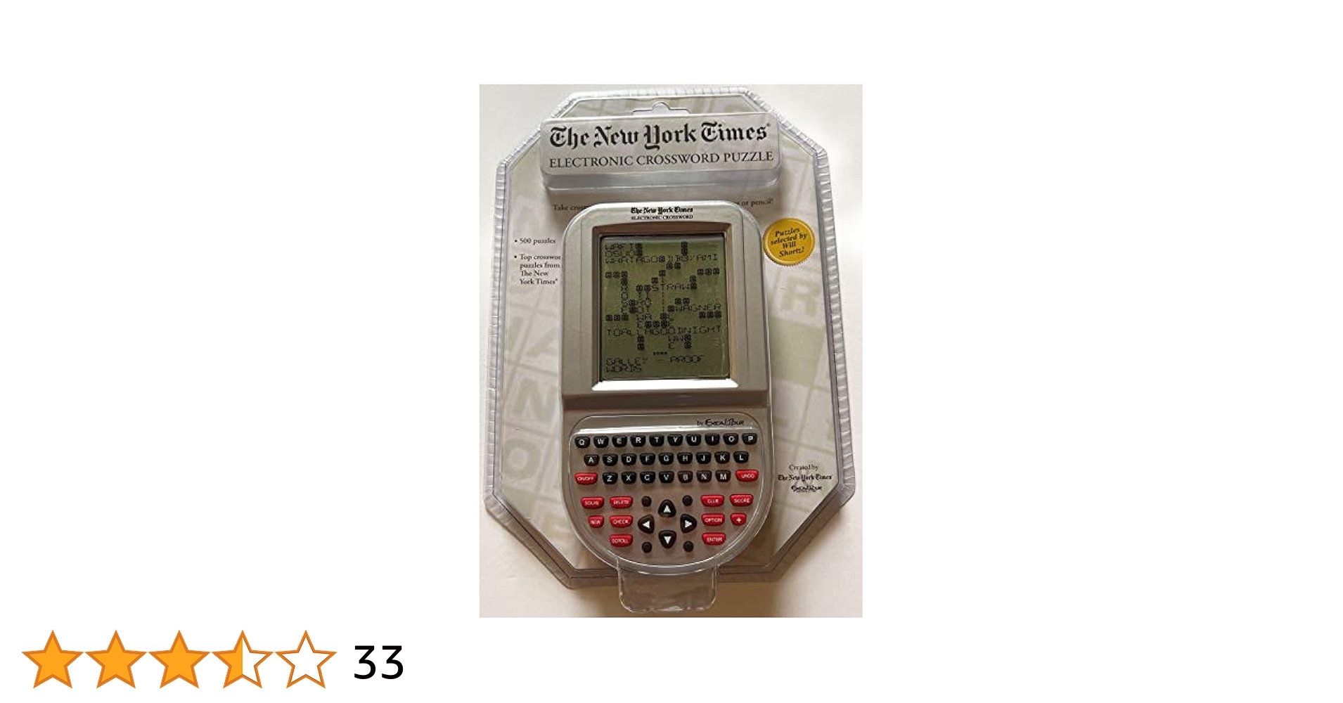 Amazon Excalibur Electronic New York Times Electronic Crossword Puzzle Toys Games