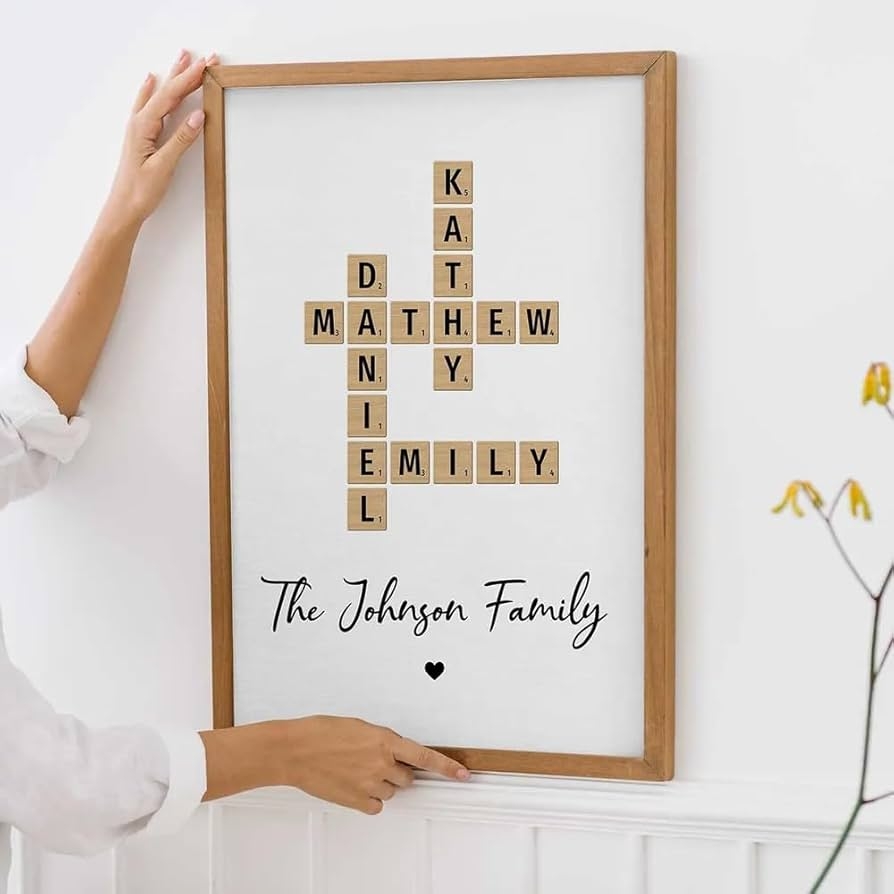 Amazon Family Crossword Art Created In A Moment Treasured 
