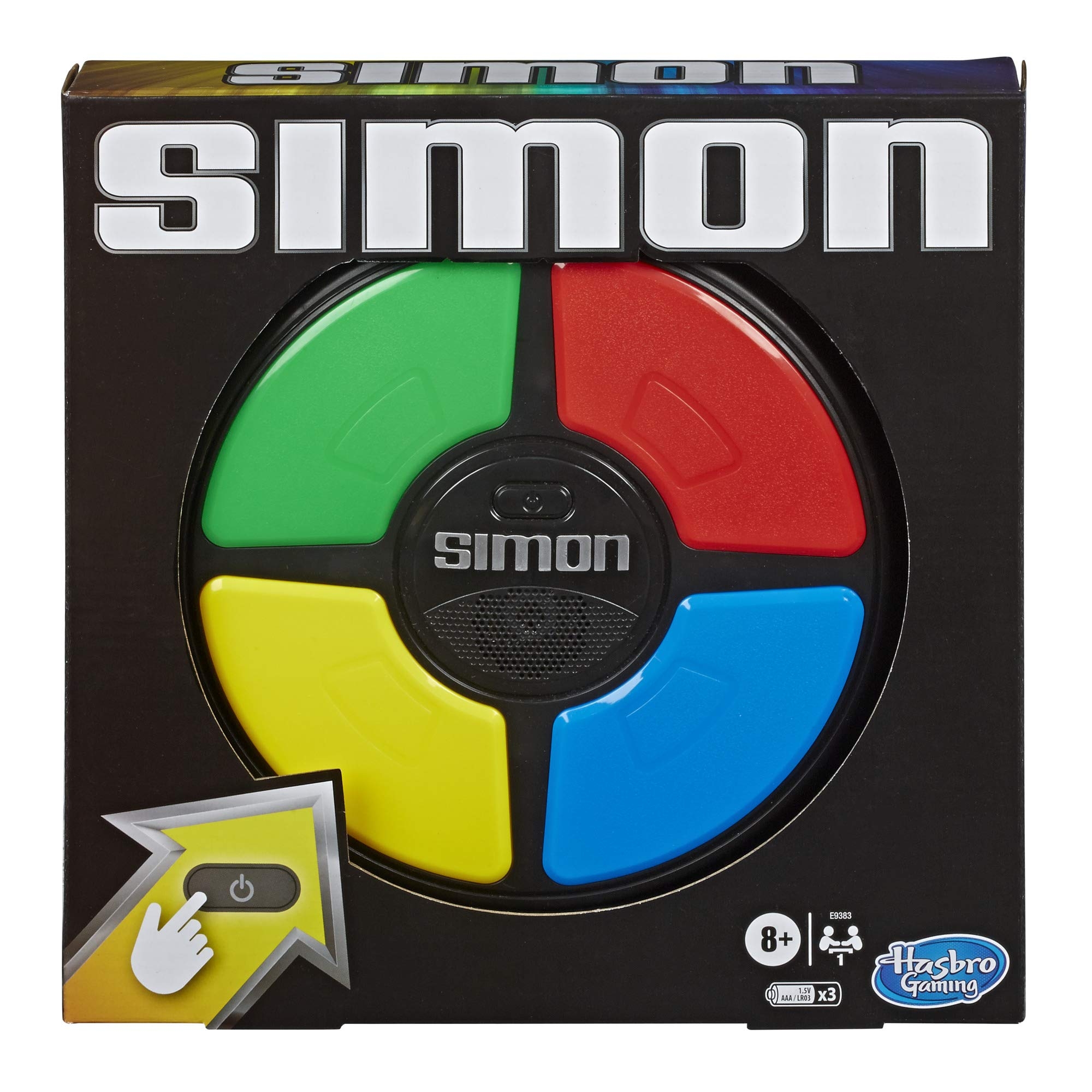 Amazon Hasbro Gaming Simon Handheld Electronic Memory Game With Lights And Sounds For Kids Ages 8 And Up Toys Games