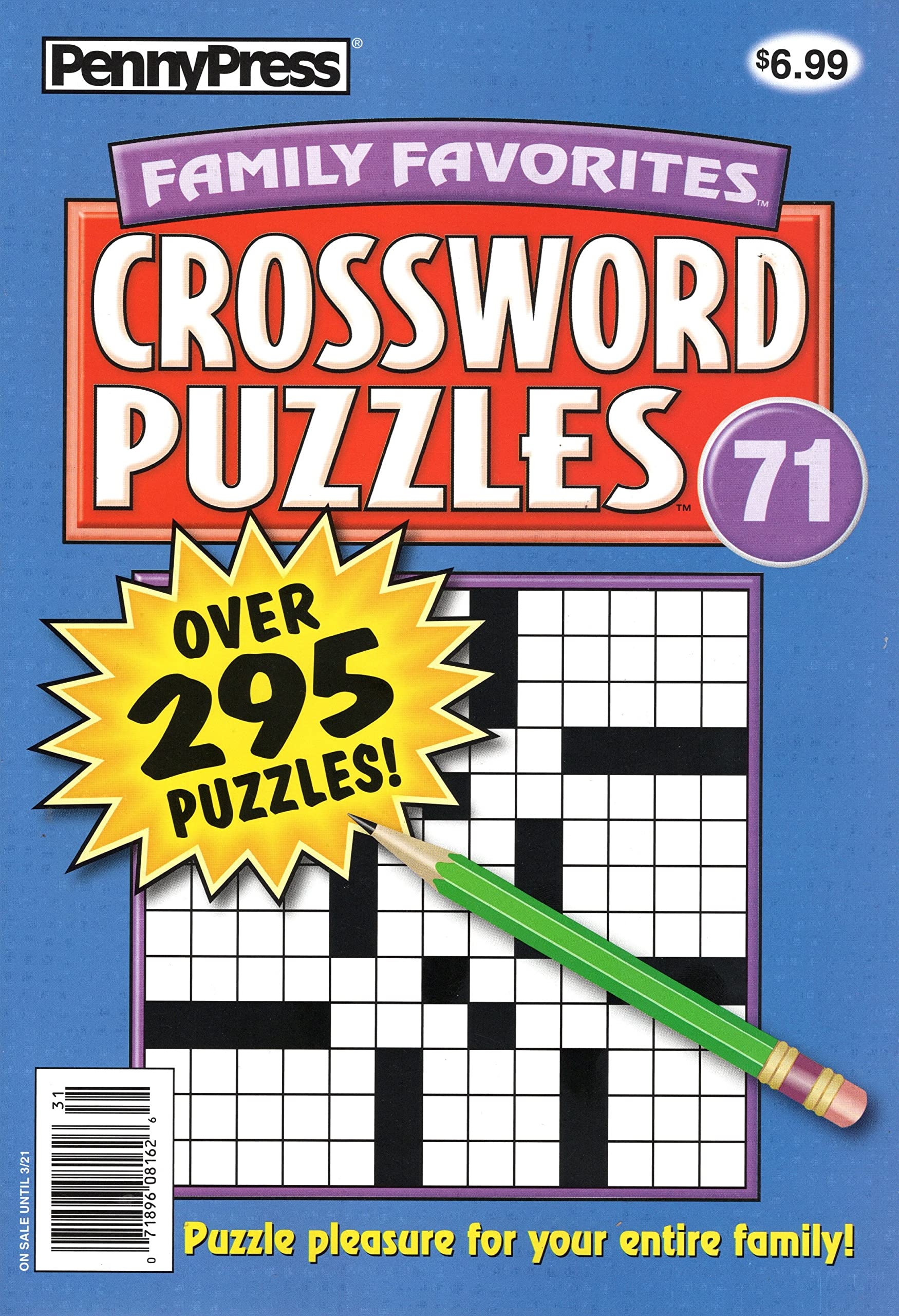 Amazon Penny Press Family Favorites Crossword Puzzle 2 Pack Penny Press Books