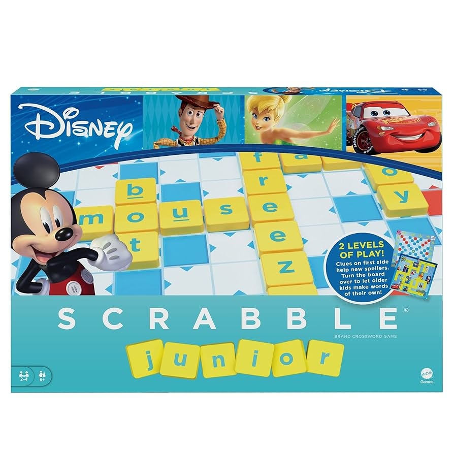 Amazon Scrabble Junior Disney Edition Board Game Toys Games