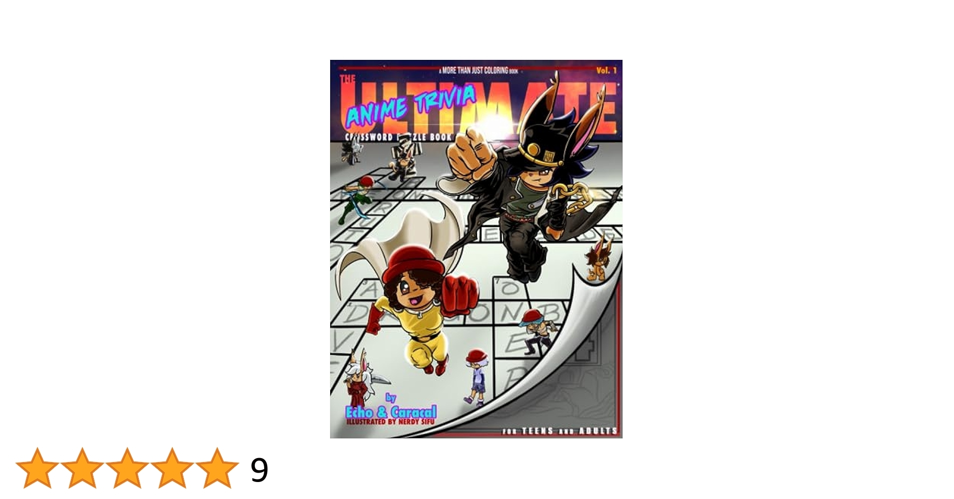 Amazon The Ultimate Anime Trivia Crossword Puzzle Book For Teens And Adults More Than Just Coloring Book Series 9798854600200 Caracal Nerdy Echo Nerdy Sifu Nerdy Books
