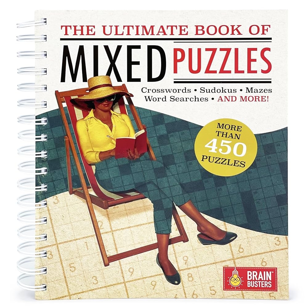 Amazon The Ultimate Book Of Mixed Puzzles More Than 450 Puzzles For Adults Including Word Searches Crosswords Sudoku Mazes And More Part Of The Brain Busters Puzzle Collection 9781646380169 Parragon Books Cottage