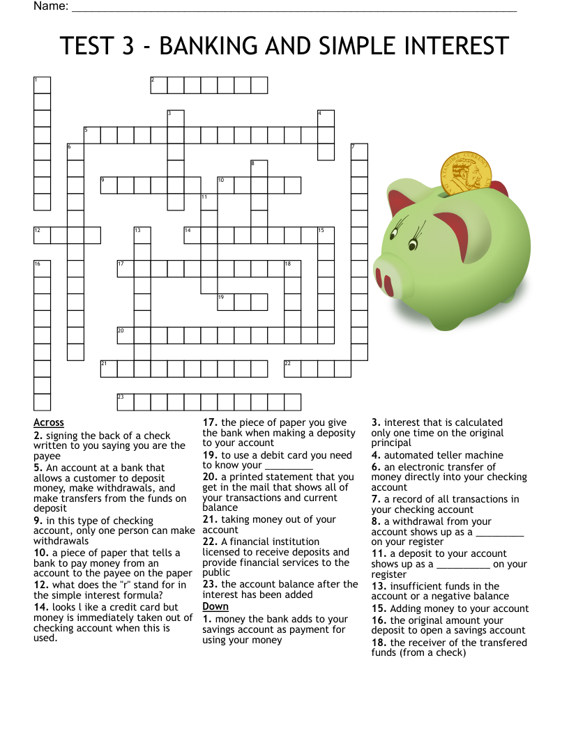 AML Crossword WordMint