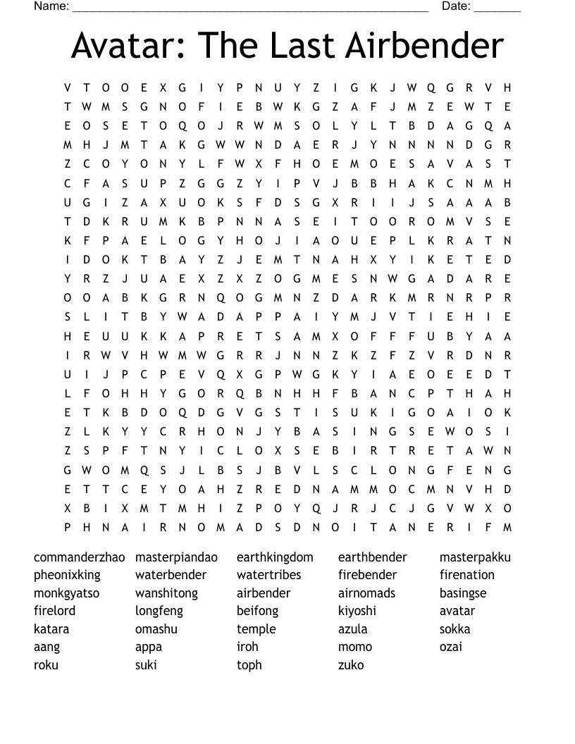 Anime Manga Crosswords Word Searches Bingo Cards WordMint