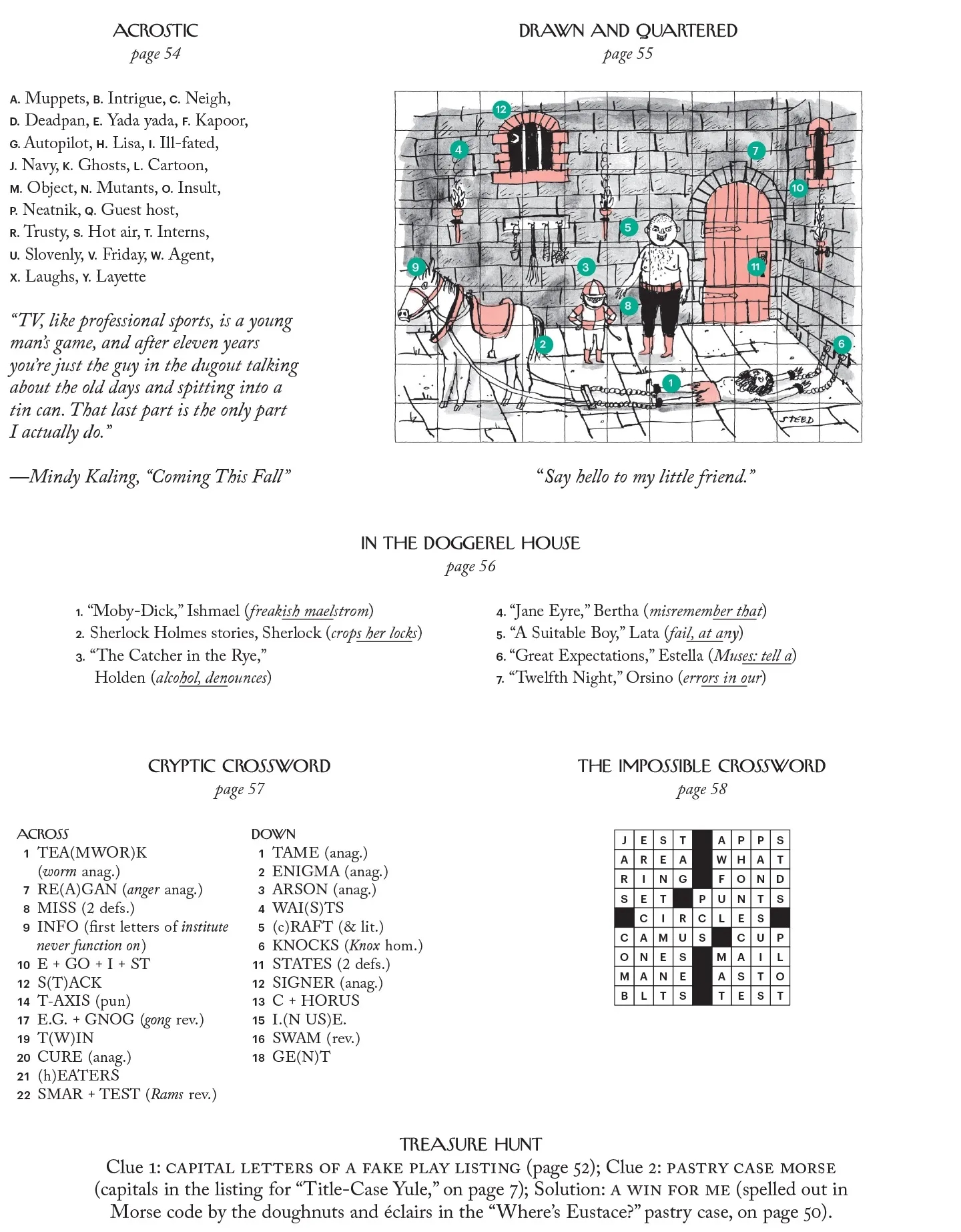 Answer Key The New Yorker
