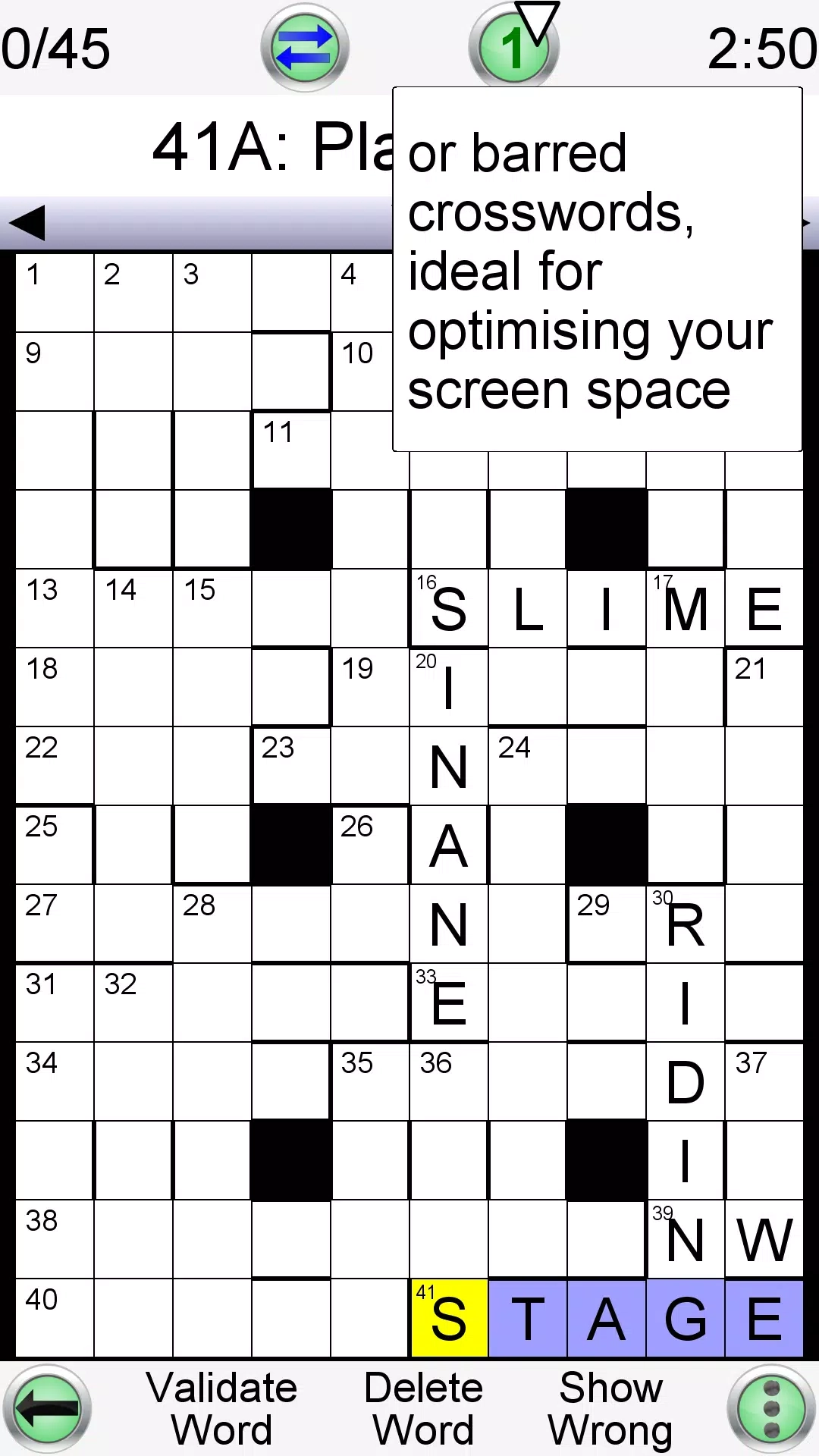 Arrow Crossword Puzzles