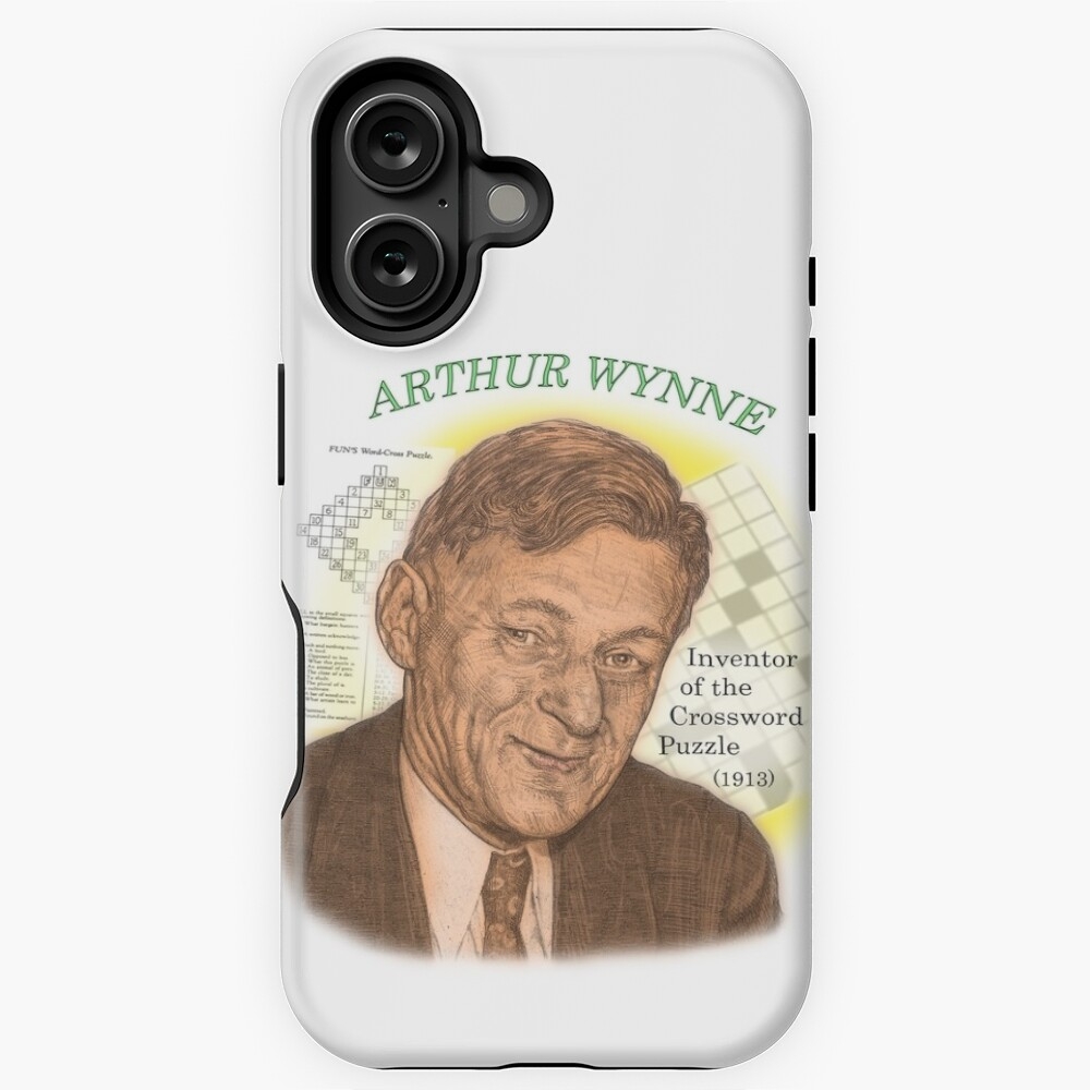 Arthur Wynne Inventor Of The Crossword Puzzle Sticker For Sale By Eedeeo Redbubble