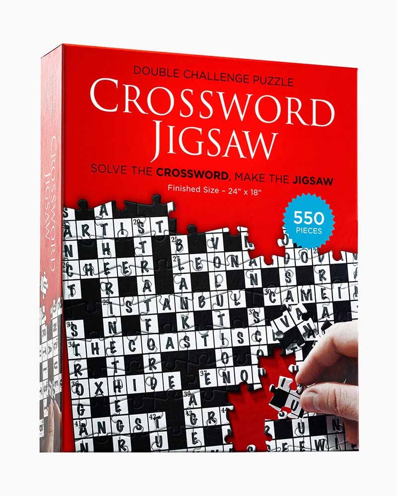 Babalu Inc Crossword Jigsaw Puzzle 550 Pc The Paper Store