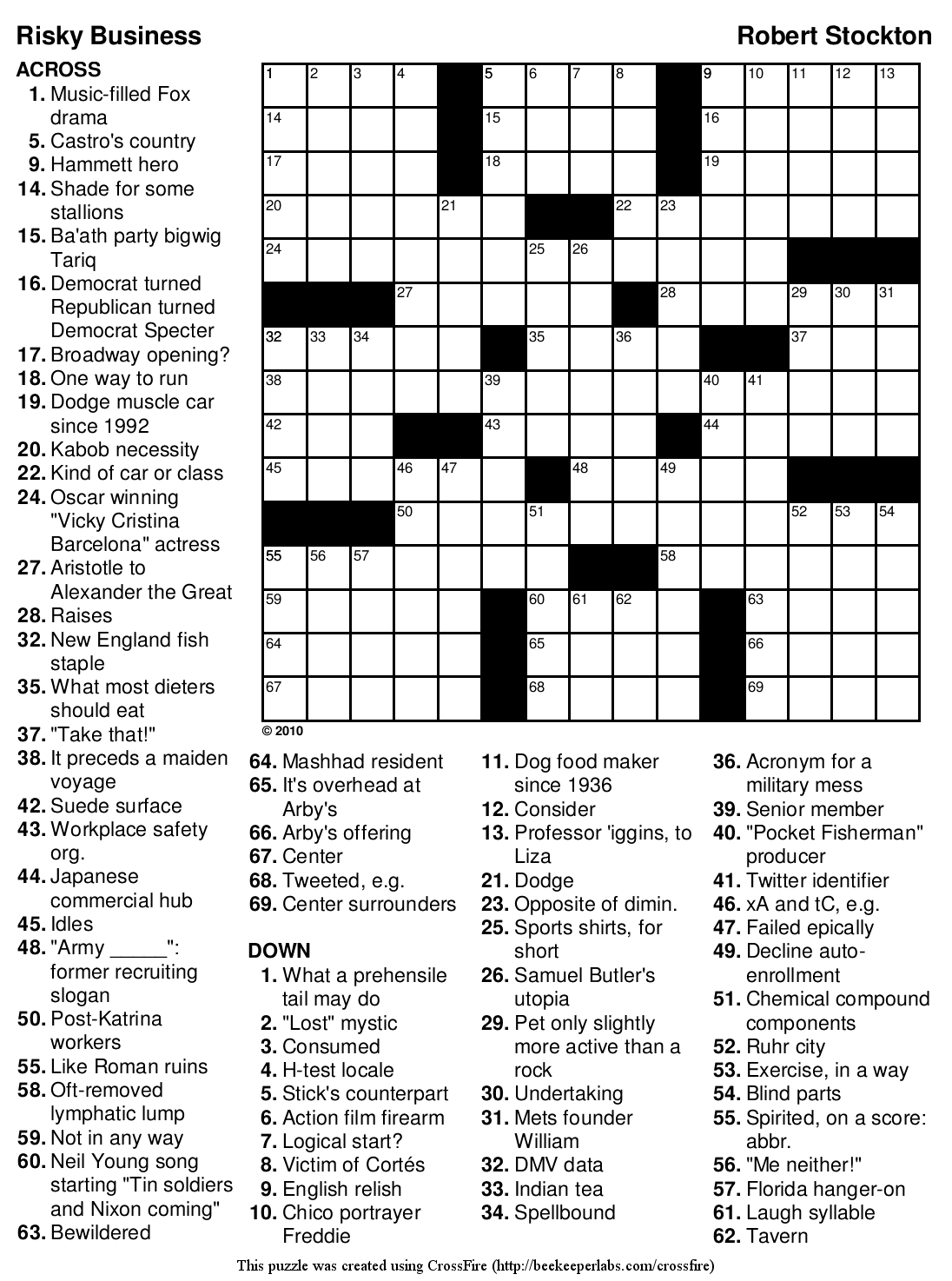 Beekeeper Crosswords New Puzzles Every Wednesday