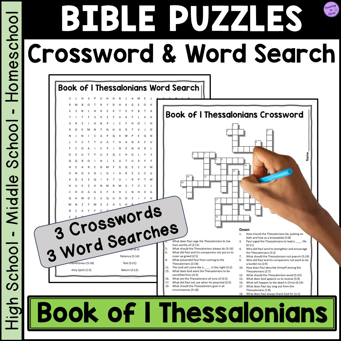 Christian Crossword Puzzles Printable Free