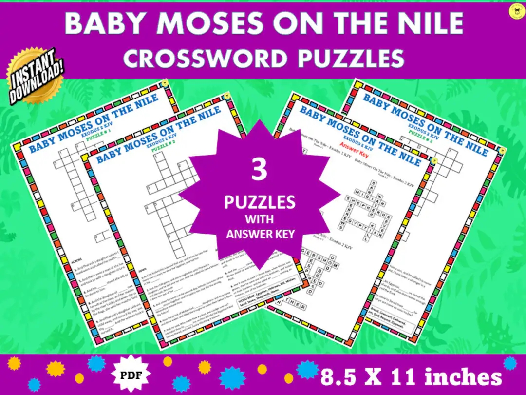 Free Bible Crossword Puzzles Printable