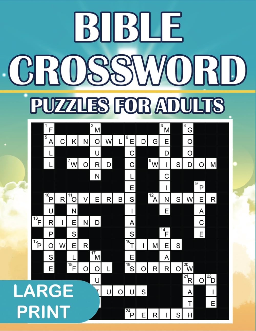 Bible Crossword Puzzles For Adults Grady J R 9781647903978 Amazon Books