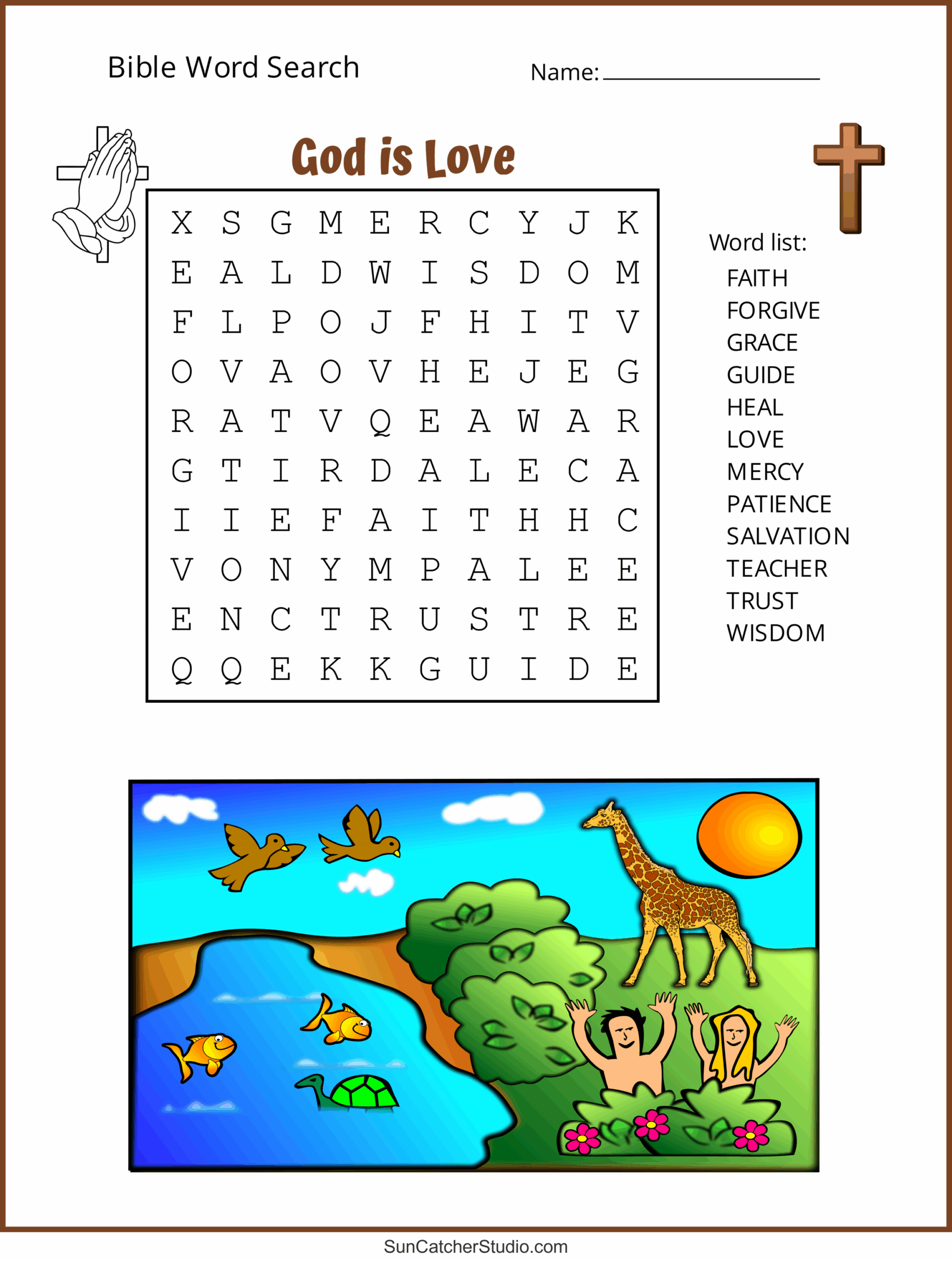 Free Printable Bible Crossword Puzzles Pdf