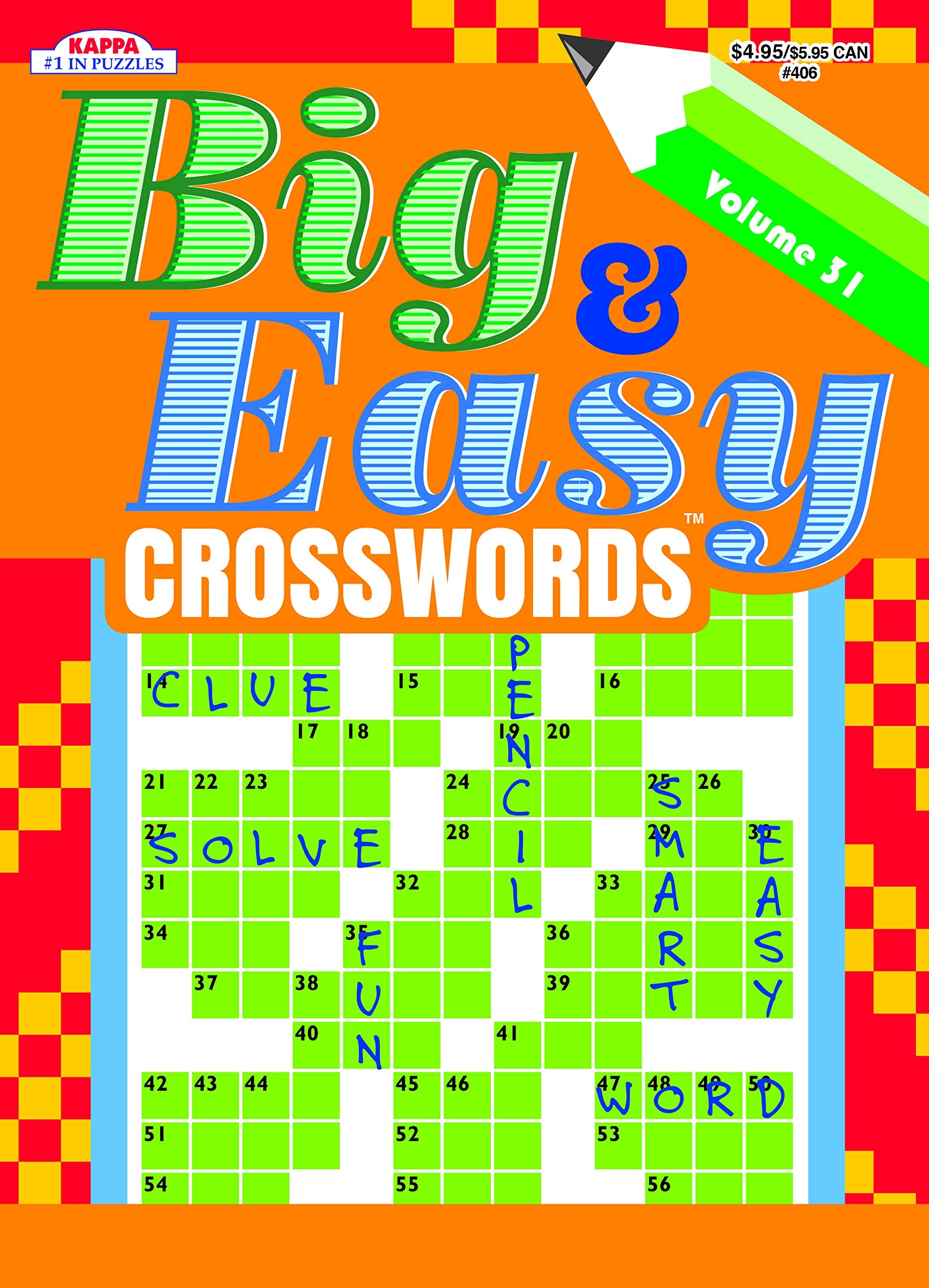 Big Easy Crosswords Puzzle Book Kappa Books Publishers 9781559931625 Amazon Books