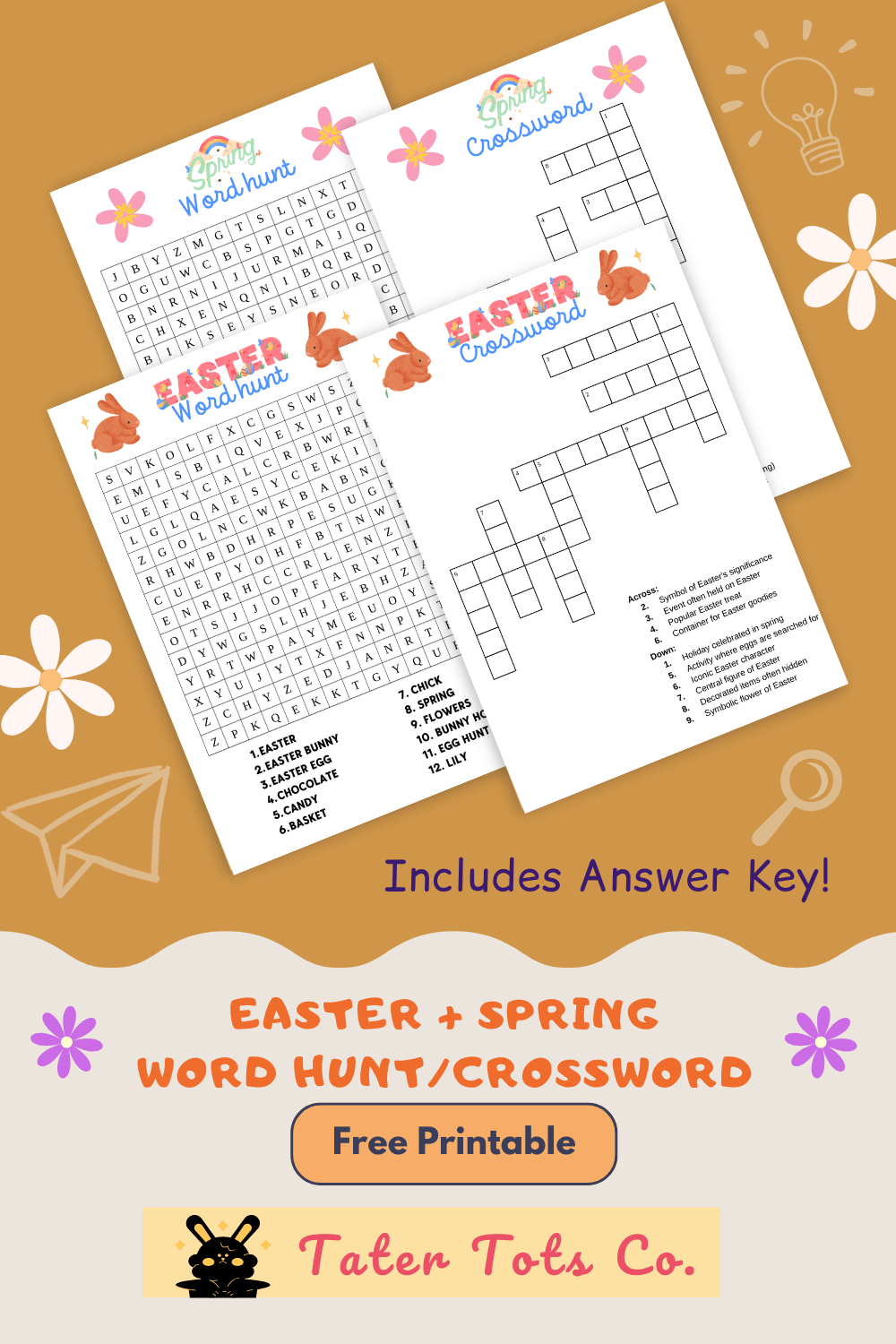 Crossword Puzzles For Kids Printable Free