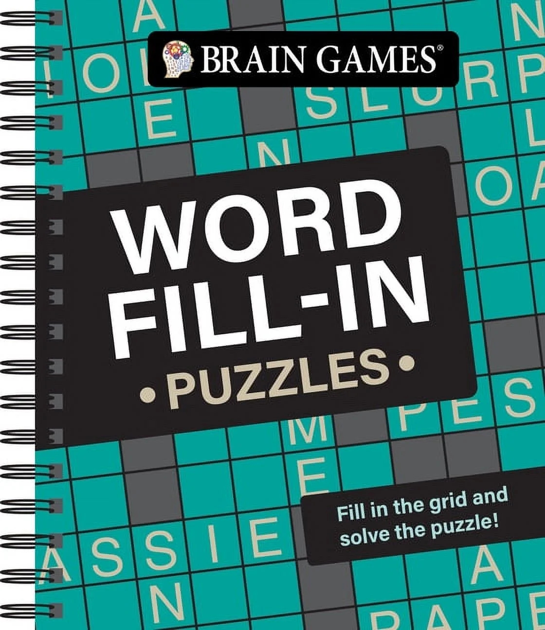 Brain Games Brain Games Word Fill In Puzzles Spiral Bound Walmart
