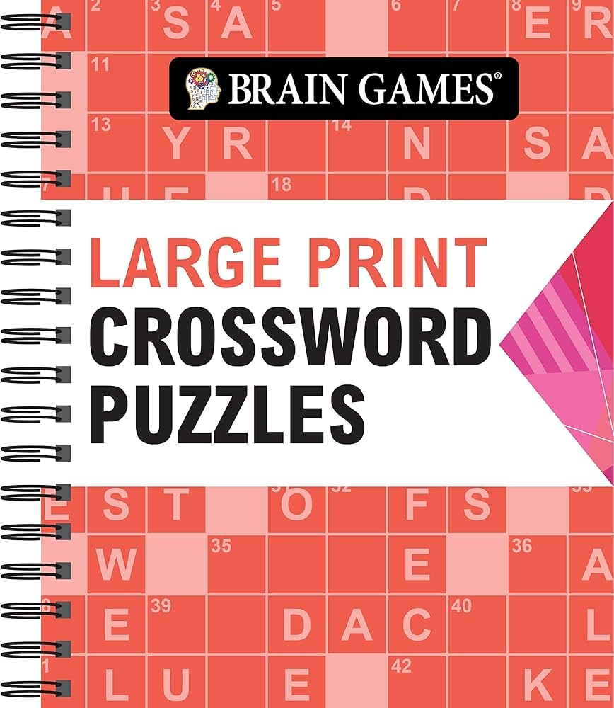 Brain Games Large Print Crossword Puzzles Arrow Publications International Ltd Brain Games 9781639380732 Amazon Books