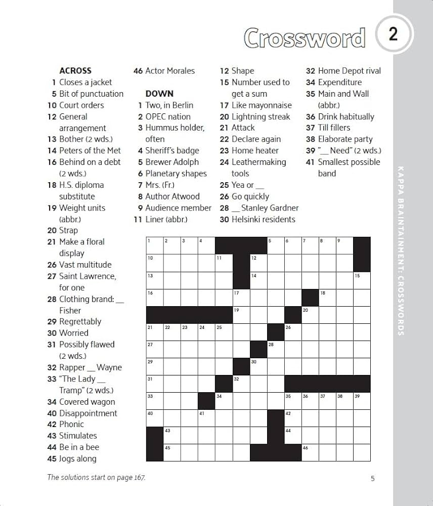 Free Online Crosswords Puzzles
