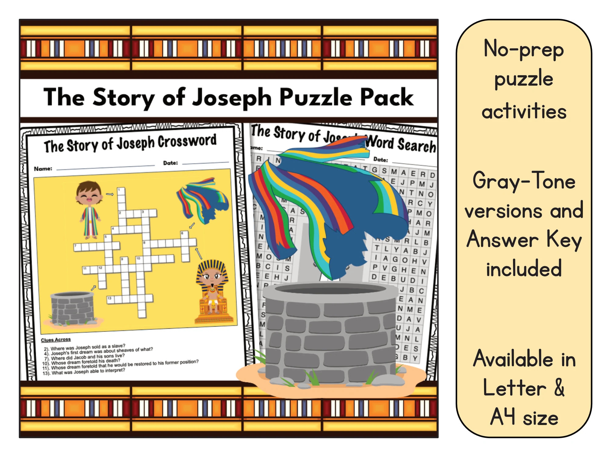 Buy Joseph Puzzle Online In India Etsy India