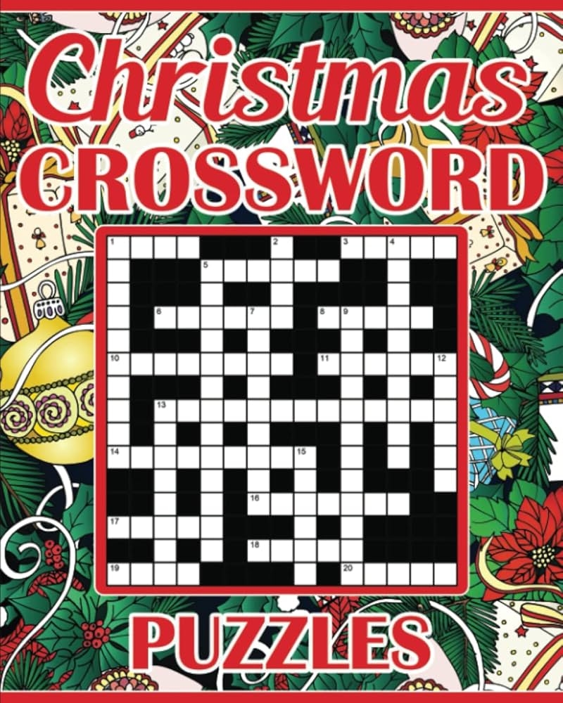 Christmas Crossword Puzzles Fun Holiday Themed Puzzle Book Dylanna Press 9781647902490 Amazon Books