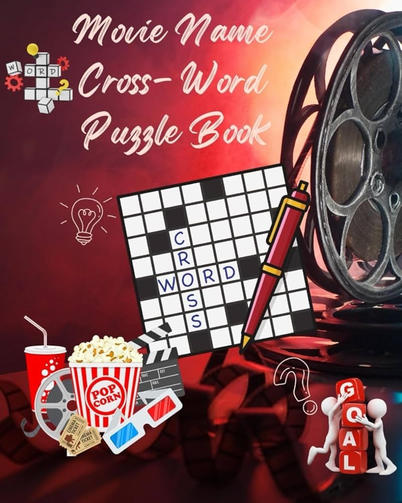 Cinephile s Delight Movie Name Crossword Puzzle Magical Christmas Series For Kids 