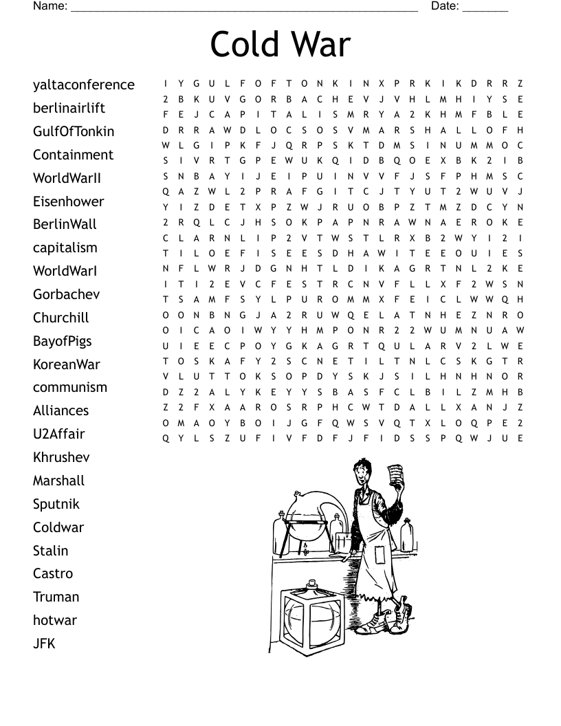 Cold War Review Crossword WordMint